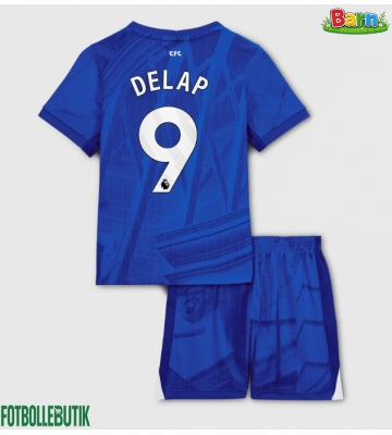 Chelsea Liam Delap #9 Hemmaställ Barn 2025-26 Kortärmad (+ Korta byxor)